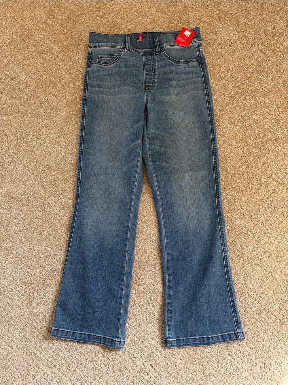 SPANX Women's Cropped Kick Flare Jeans
